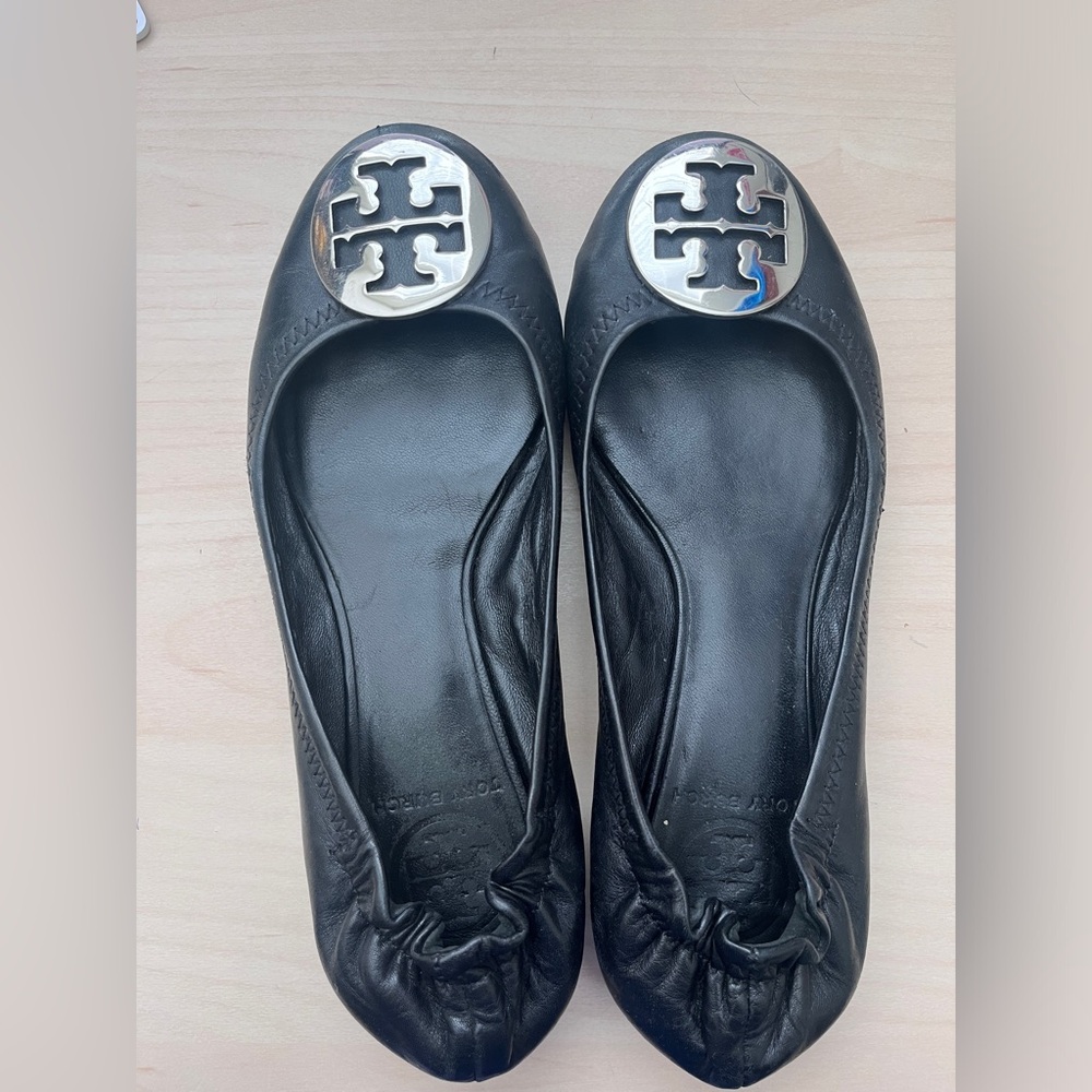 Black Tory Burch Ballet Slippers, Tory Burch flats